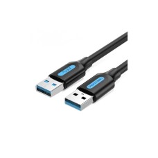 Дата кабель USB 3.0 AM/AM 1.5m PVC black Vention (CONBG)