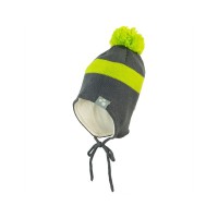 Шапка дитяча Huppa VIIRO 1 83620100 сірий XS (4741468735993)