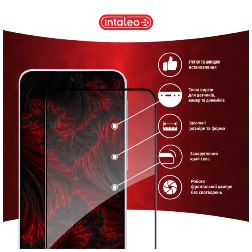 Скло захисне Intaleo Full Glue Samsung A56 Black (1283126613074)