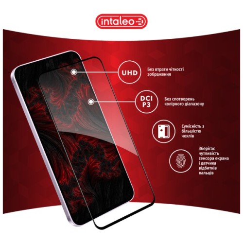 Скло захисне Intaleo Full Glue Samsung A56 Black (1283126613074)