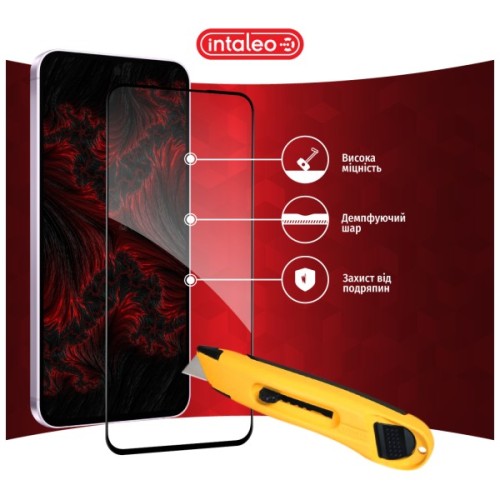 Скло захисне Intaleo Full Glue Samsung A56 Black (1283126613074)