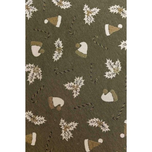 Скатертина Прованс Шапочки на зеленому Dх136 см (036866)