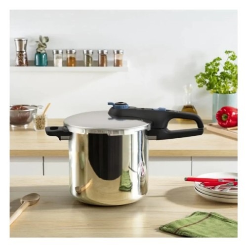 Каструля Tefal Secure Trendy Скороварка з паровим кошиком 8л (P2584401)