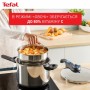 Каструля Tefal Secure Trendy Скороварка з паровим кошиком 8л (P2584401)
