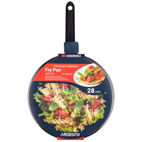 Сковорода Ardesto Gemini Gourmet Aosta з кришкою 28 см (AR1928GMP)