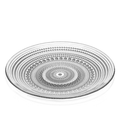 Тарілка Ardesto Verbena, 20.7см, скло, сірий (AR5033)