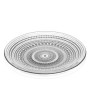 Тарілка Ardesto Verbena, 20.7см, скло, сірий (AR5033)