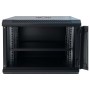 Шафа настінна GEAR 9U 19" 600x450x500 мм, + полка 19", black (GWMSN-9U-600-450)