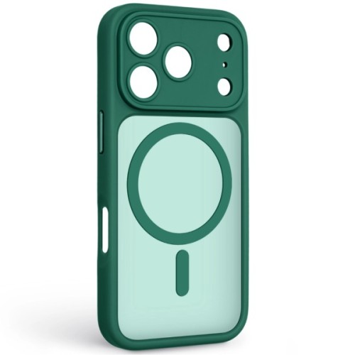Чохол до мобільного телефона Armorstandart Lush MagCase Apple iPhone 17 Pro Dark Green (ARM87491)