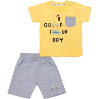 Набір дитячого одягу Breeze з машинками (21642-86B-yellow)