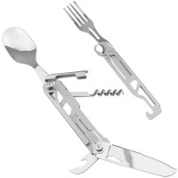 Набір туристичного посуду Tribe Multi Set сталевий (T-FC-0035-metal)