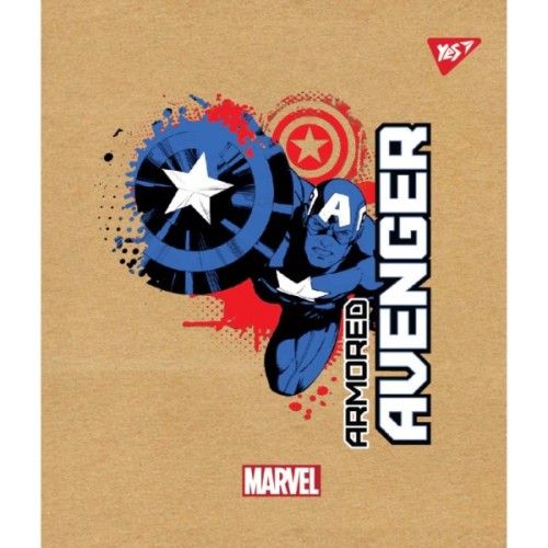 Зошит Yes А5 Avenger Крафт 18 аркушів клітинка (765084)