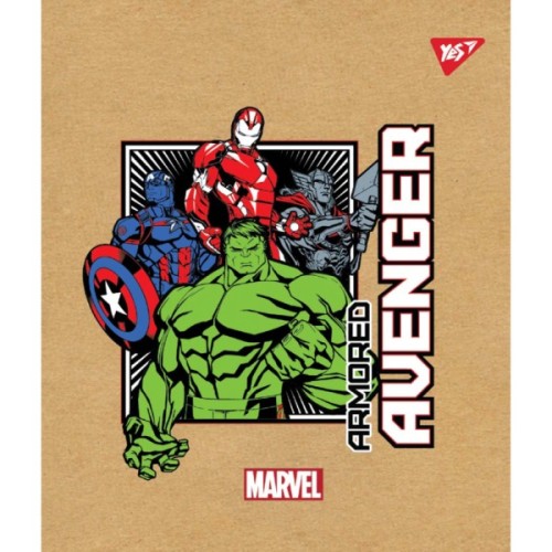 Зошит Yes А5 Avenger Крафт 18 аркушів клітинка (765084)