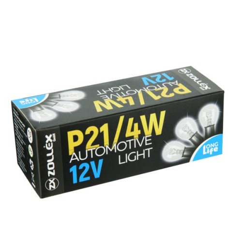 Автолампа Zollex P21/4W 12V