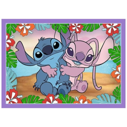 Пазл Trefl Lilo&Stitch Шалений день4 in 1 (35, 48, 54, 70) елемента (5900511346336)