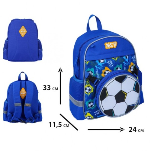 Рюкзак дитячий Yes Ball K-44XS (550471)