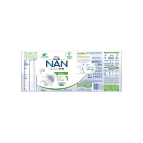 Дитяча суміш Nestle NAN ExpertPro Total Comfort 1 з народження, 400 г (7613035351462)