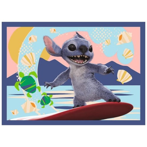 Пазл Trefl Disney Stitch The Movie Відпустка на Гаваях 4 в 1 (35, 48, 54, 70) (5900511346664)