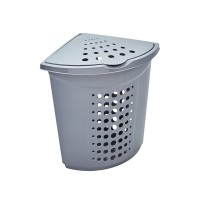 Кошик для білизни Алеана Кутовий Сірий 45 л (алн 122051/сірий)