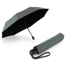 Парасоля Knirps A.200 Medium Duomatic Sage Black HeatShield автомат, складана (Kn95-7201-23002)