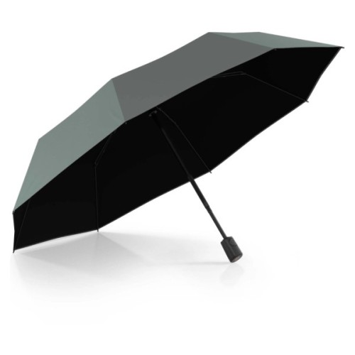 Парасоля Knirps A.200 Medium Duomatic Sage Black HeatShield автомат, складана (Kn95-7201-23002)