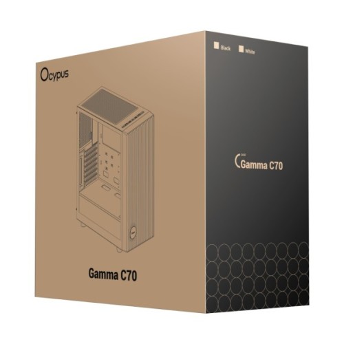 Корпус для ПК OCYPUS GAMMA C70 BK (GAMMA-C70-BKG000XX-GL)