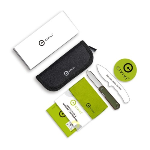 Ніж Civivi Sendy, Guibourtia Wood, Darkwash (C21004A-2)