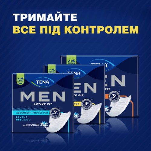 Урологічні прокладки Tena for Men Level 1 24 шт. (7322540426359/7322541493053)