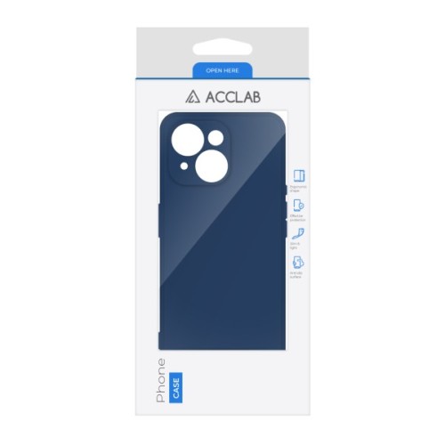 Чохол до мобільного телефона ACCLAB SoftShell Apple iPhone 15 Light Blue (1283126586347)