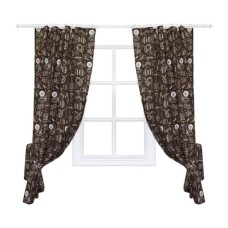 Штора Прованс комплект Breakfast Brown 136x170 см 2 шт (11137)