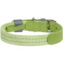 Нашийник для тварин WAUDOG Classic зі шкіри та відновленої бавовни S 15 мм х 27-36 см салатовий (58905)