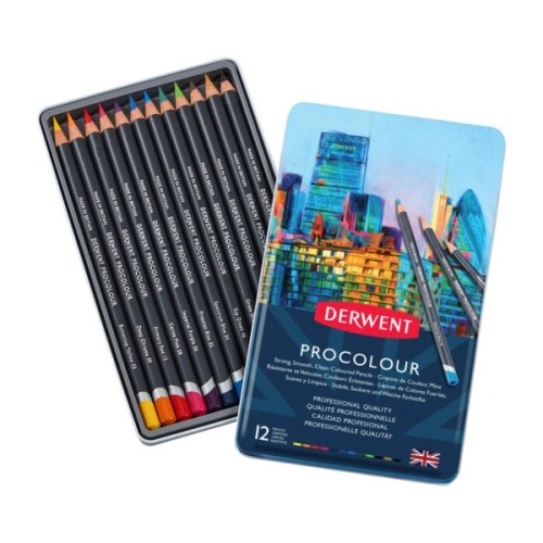 Олівці кольорові Derwent Procolour, 12 кольорів (5028252514613)