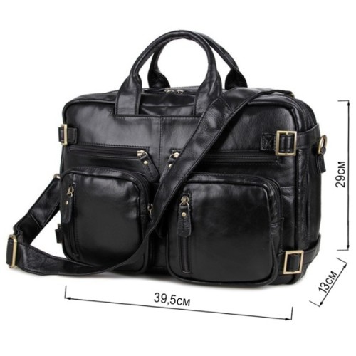 Сумка Vintage Трансформер Чорна (14219)