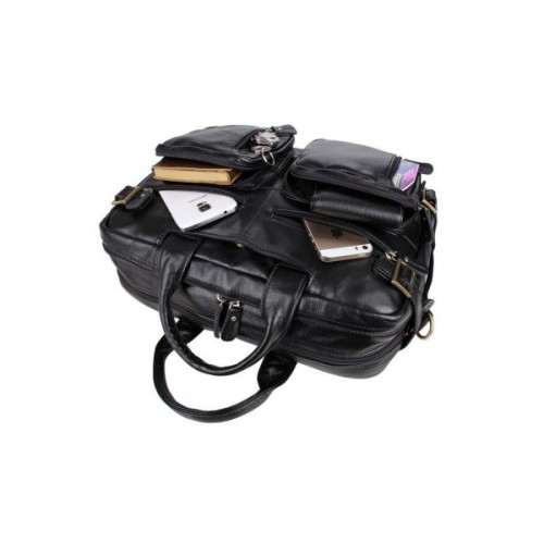 Сумка Vintage Трансформер Чорна (14219)