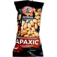 Горіхи Hokkaido Club Арахіс смажений солоний зі смаком телятини з аджикою 60 г (4820172442806)