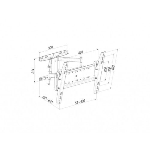 Кронштейн KSL WMO-6246T