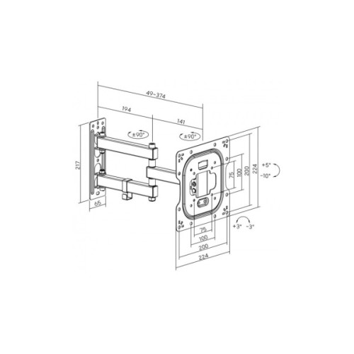 Кронштейн AGN AGN43-222P