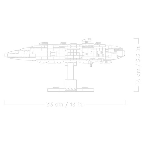 Конструктор LEGO Star Wars Зоряний крейсер Дім один (75405)