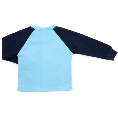 Піжама дитяча Bimbi утеплена з мотоциклом (1804-86B-blue)