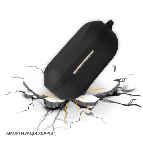 Чохол для навушників BeCover Silicon для Realme Buds Air 8 Black (715897)