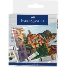Олійні фарби Faber-Castell Creative Studio 24 кольора, 24 туб х 9 мл (379524) (32070)