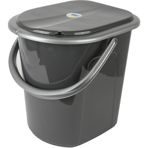 Відро-туалет Алеана Граніт/сірий 22 л (алн 171096/граніт/сіре)