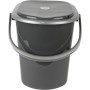 Відро-туалет Алеана Граніт/сірий 22 л (алн 171096/граніт/сіре)