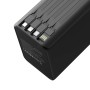 Батарея універсальна XO 80000mAh, PD/20W, QC/22,5W, Lamp, black (XO-PR287-BK)
