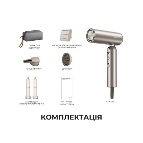 Фен Dreame Pocket Pro 5in1 Titanium (AHD51PRO_T5)