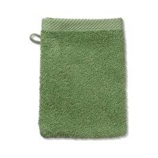 Рушник Kela рукавичка махрова для обличчя Ladessa, зелений мох, 15х21 см (24588) (00000026445)