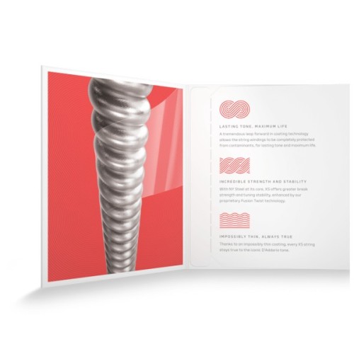 Струни для гітари D'Addario XS Coated Electric Guitar Strings Light Top / Heavy Bottom (10-52) (XSE1052)