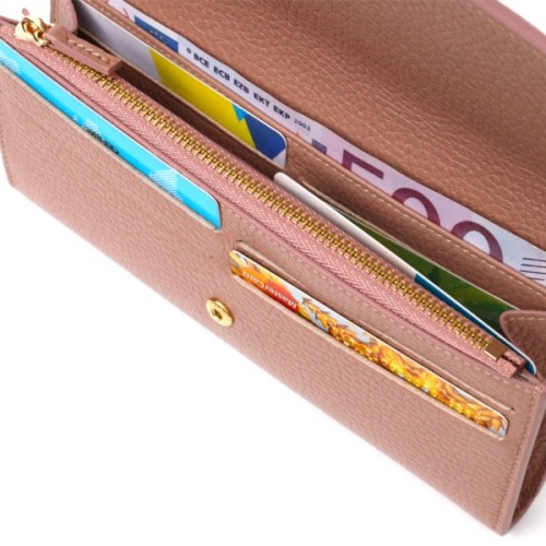 Гаманець Tony Bellucci З натуральної шкіри Пудровий (21967)