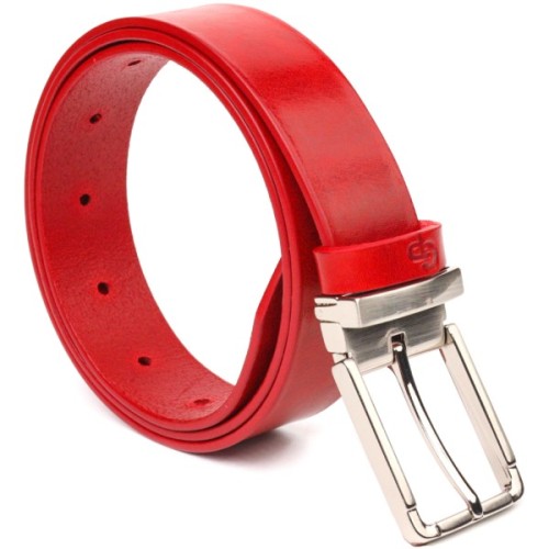 Ремінь Grande Pelle Жіночий з натуральної шкіри Червоний (21456)