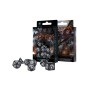 Набір кубиків для настільних ігор Q-Workshop Dragons Black white Dice Set (7 шт) (SDRA05)
